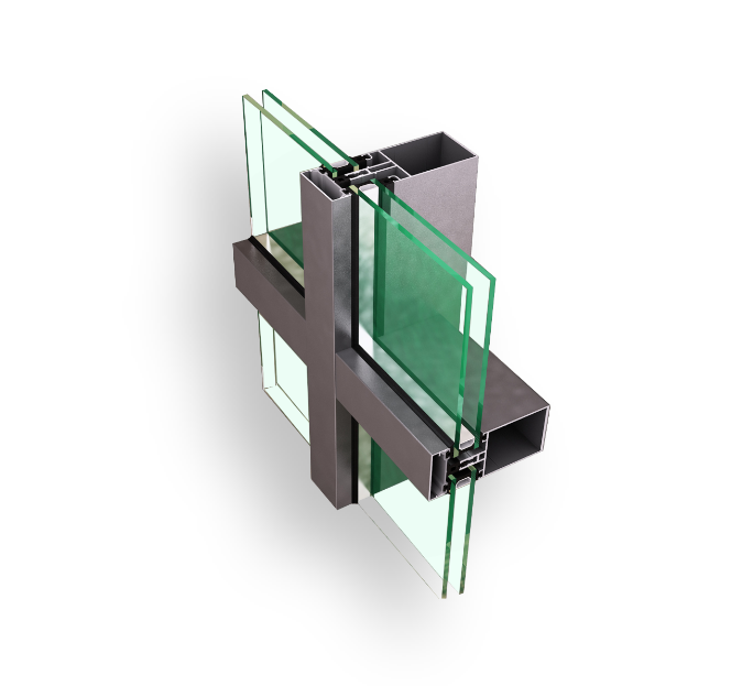 FC50 AS- INSULATED Covered and Silicone Facade System