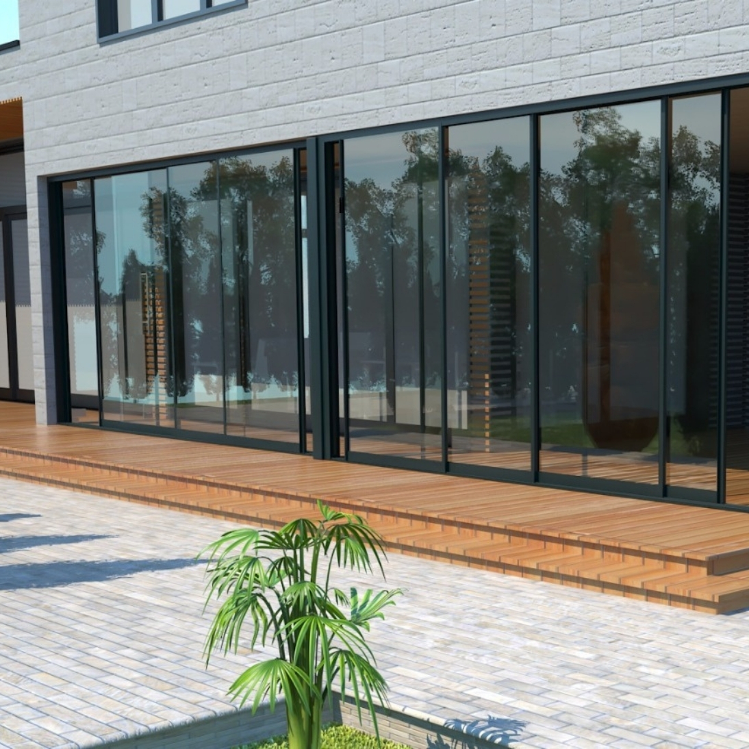 DOUBLE GLASSED SLIDING SYSTEM